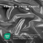 FreshCulture Satin Sheets Twin Size Bed Set - Image 5