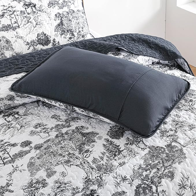 WONGS BEDDING Botanical Quilt Set Full Size - Image 5