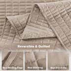 Comfort Spaces Kienna Quilt Set- Double Sided Stitching Design Summer Blanket - Image 6
