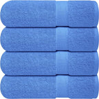 Infinitee Xclusives Luxury 100% Ring-Spun Cotton Bath Towels Set of 4 – Soft by InfiniteeXclusives