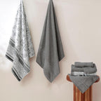 Modern Threads Floral Trail 6-Piece 100% Cotton Towel Set – Reversible Yarn - Image 2