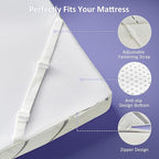 3 Inch Gel Memory Foam Mattress Topper Twin Size - Image 6