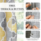 Beauoop 100% Blackout Curtains 96 Inches Long - Image 7