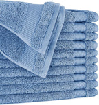 BIOWEAVES 100% Organic Cotton 700 GSM Plush Washcloths 13" x 13" GOTS Certified by BIOWEAVES