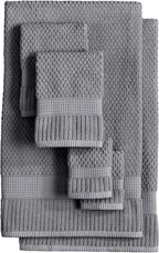 NY Loft 100% Cotton Hand Towel 6 Pack | Super Soft & Absorbent Quick-Dry Hand - Image 9