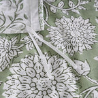 Levtex Home Adare Sage Reversible Queen Duvet Cover Set - Image 7