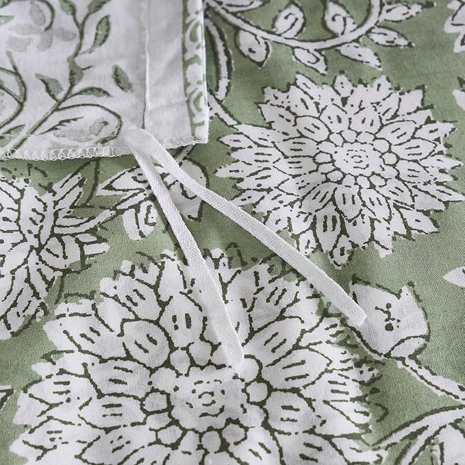 Levtex Home Adare Sage Reversible King Duvet Cover Set - Image 7