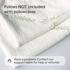 100% Waterproof Pillow Protectors Standard 20x26 Pair Zippered Pillow Case - Image 2