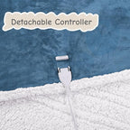 Electric Heated Blanket Throw Size 50"x60", Soft Flannel - Image 6