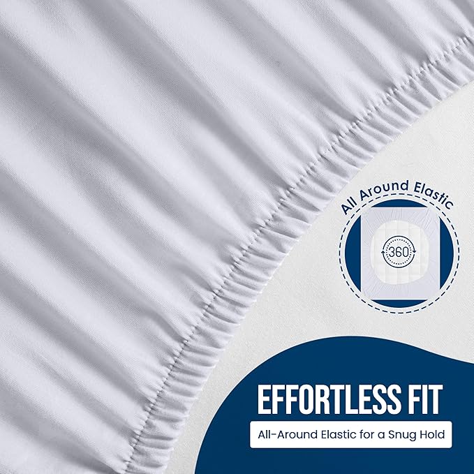 Queen Size Mattress Protector Waterproof, Premium 200 GSM Terry Mattress Cover - Image 4