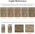 Brown 5x7 Area Rug Non Slip Vintage Living Room Distressed Machine Washable - Image 9