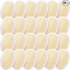 Boao 24 Pcs Loofah Pack Loofah Pads Bulk by Boao