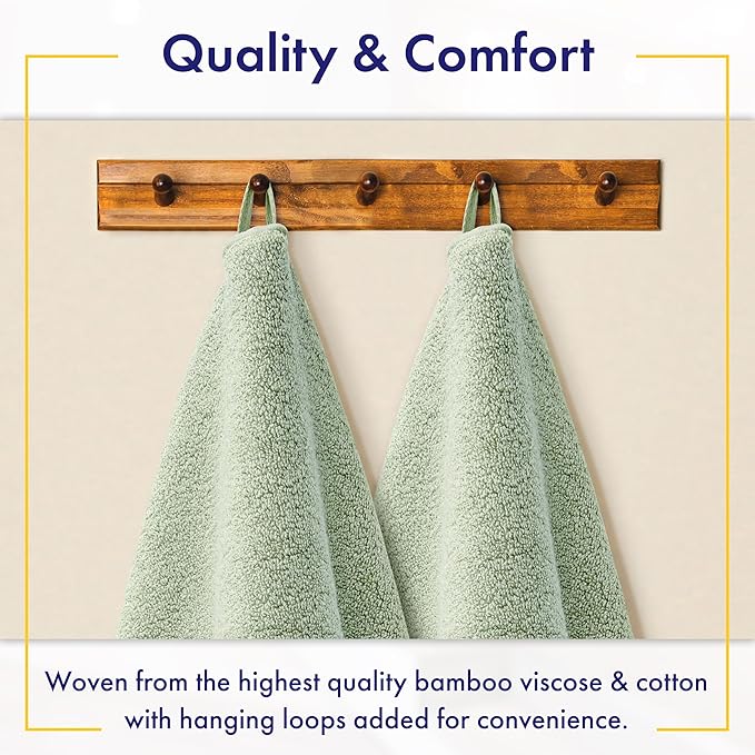 Alusa Home Ultra Soft & Plush Viscose from Bamboo Bath Towels - Image 4