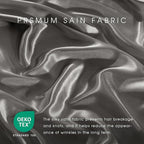 FreshCulture Satin Sheets Twin Size Bed Set - Image 5