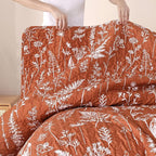 JANZAA Terracotta Bed Spread Boho Quilt - Image 7
