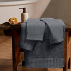 GLAMBURG Ultra Soft 3 Pack Cotton Towel Set, Contains a Bath Towel 28x55 inch - Image 3