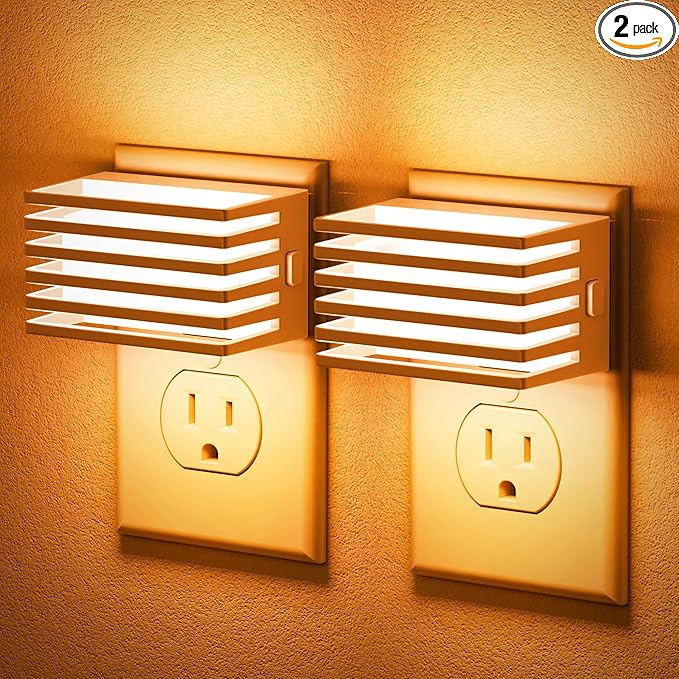 JandCase Amber Night Light, Night Lights Plug into Wall by JandCase