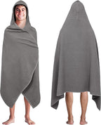 COTTON CRAFT Hooded Bath Towel – Oversized 35 x 70 Waffle Weave Towel by COTTONCRAFT