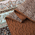 WONGS BEDDING Boho Fall Quilt Set Twin, Ultra Soft Lightweight Bedspread - Image 6