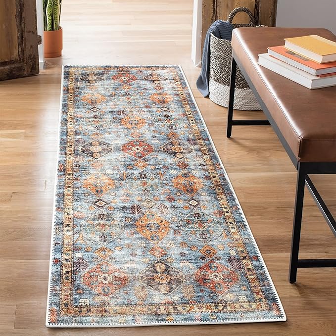 Bloom Rugs Washable Non-Slip 7 ft Runner by BloomRugs