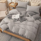 PURE ERA Jersey Knit Duvet Cover Set 100% T-Shirt Heather Cotton Super Soft - Image 4