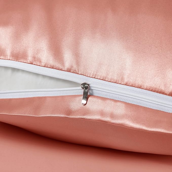 Rose Gold Satin Pillowcases - Image 5
