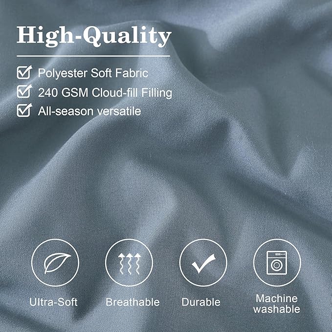 Monbix Queen Comforter Set - Image 6