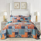 BEDIFANY 3 Pieces Cotton King Size Quilt Sets, Lightweight Bedspread King Size by BEDIFANY