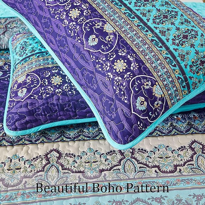 WONGS BEDDING Boho Quilt Full Size - Image 5