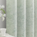 Beauoop Green Floral Jacquard Blackout Curtains 90 Inches Long 2 Panels by Beauoop