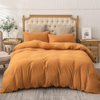 PURE ERA Jersey Knit Duvet Cover Set 100% T-Shirt Cotton Super Soft Comfy 3pc - Image 6