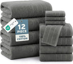 CASA PLATINO Premium Cotton Turkish Towel Set by CasaPlatino
