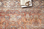 Loloi Layla Collection LAY-02 Spice/Marine 2'-6" x 7'-6" .13" Thick Runner Rug - Image 10