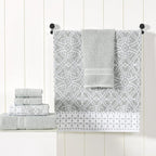 Modern Threads Monroe 6-Piece 100% Cotton Towel Set – Reversible Yarn Dyed - Image 2