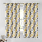 Beauoop 100% Blackout Curtains 54 Inches Long 2 Panels by Beauoop