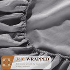 SONORO KATE 100% French Linen Fitted Sheet - Image 5