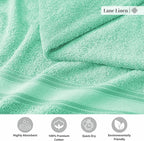 LANE LINEN 100% Cotton Bath Towels Set of 4 - Image 5