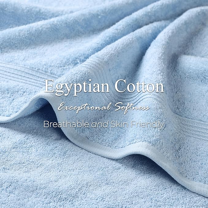 Superior Egyptian Cotton 3-Piece Towel Set, Basic Towels - Image 7