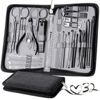 Manicure Set Pedicure Kit Womens Nail Clippers Set 32 in 1 Professional by KV.YSHQLNE