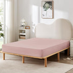 HBHLFZ Full Fitted Sheet Only, Soft Breathable Bottom Sheet by HBHLFZLuxuryHomeLife