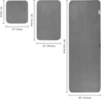 POLYTE 430 GSM Microfiber Quick Dry Lint Free Oversize Bath Towel Set, 6 Piece - Image 2