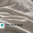 Simple&Opulence 100% Washed Linen Duvet Cover - Image 2