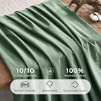 JELLYMONI 100% Washed Cotton Duvet Cover Full – Soft, Breathable Linen-Look - Image 3