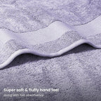 BIOWEAVES 100% Organic Cotton Bath Sheet Set of 2 | Soft Oversized Bath Towels - Image 3