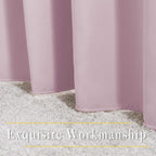 NICETOWN Blackout Pink Curtains - Image 7
