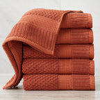 NY Loft 100% Cotton Hand Towel 6 Pack Hand Towel Set | Super Soft & Absorbent - Image 8