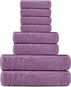Tens Towels Pack of 8 Towels Set, 2 Extra Large Bath, 2 Hand, 4 Washcloths - Image 5