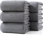 Lumimi Towels 6 Piece Soft Microfiber Bath Towel Set Salon Gym Yoga Travel by Lumimi