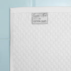 COTTON CRAFT- Euro Spa Set of 4 Luxury Waffle Weave Bath Towels, Oversized Pure - Image 2