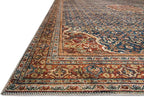 Loloi Layla Collection LAY-09 Cobalt Blue/Spice 2'-3" x 3'-9" .13" Thick Accent - Image 4